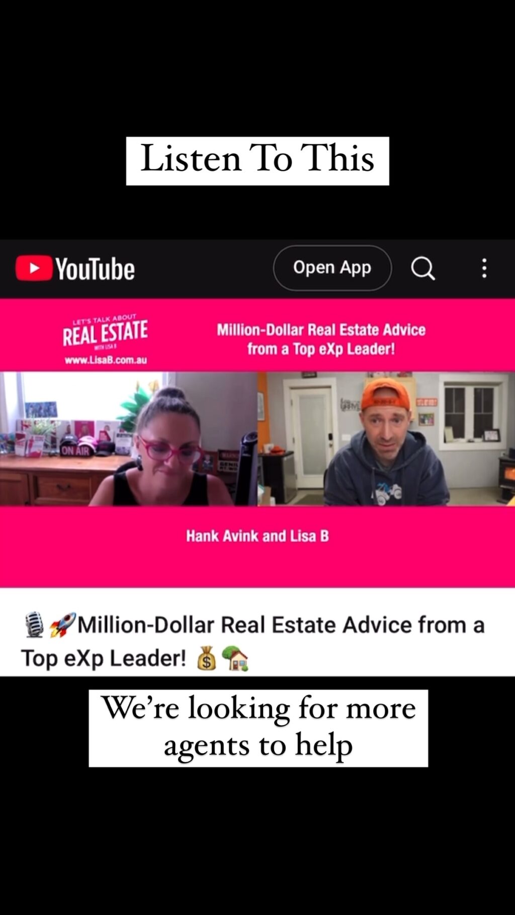 Instagram post from lisabrealestate1. This post is in position 1.
