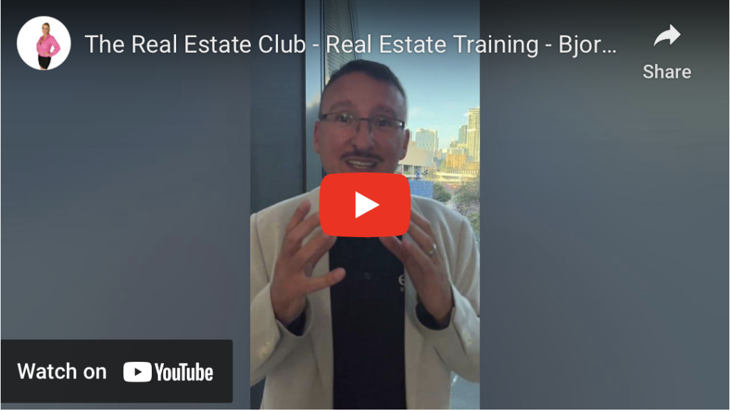 Bjorn Kunzel discusses why the real estate club.